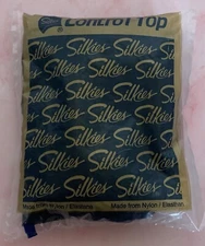 Silkies Control Top Support Legs Pantyhose Navy Blue Large 070307