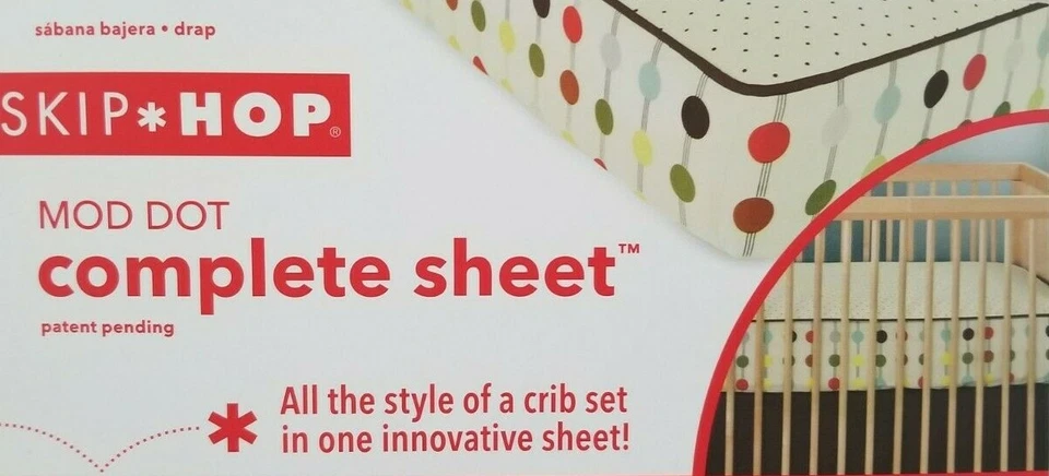 Skip Hop Mod Dot Complete Crib Sheet NIP - Image 4 of 4