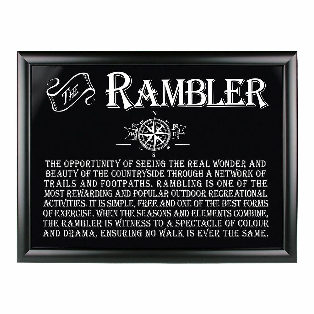 The Rambler Lap Tray Cushioned Bean Bag Laptop Dinner Fathers Day Gift For Him