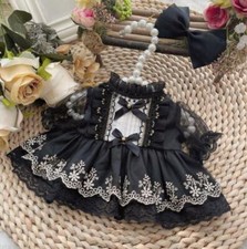For 15cm / 20cm Doll Clothes Clothing The Black Skirt Dress Up Party Outfit XM