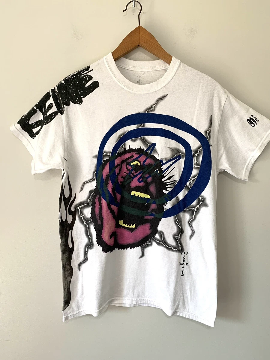 Cactus Jack by Travis Scott For Fragment Sunrise Tshirt Size S | eBay
