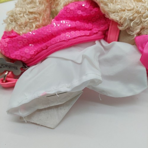 Poochie & Co Pink Sequin Kids Dog Puppy Purse Cocker Spaniel Collar 10" - Picture 8 of 9