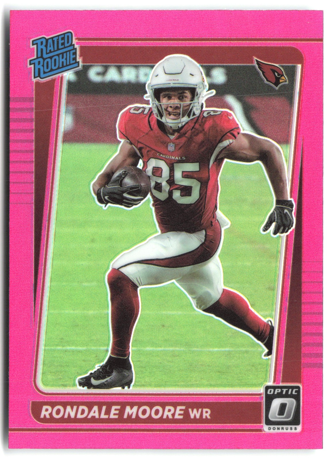 2021 Donruss Optic #217 Rondale Moore Pink