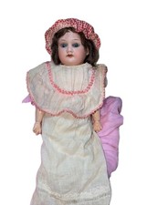 Antique A.M. 390 5/0 12” German Bisque Head Doll c1900 Sleep Eyes 😍 Beautiful.