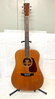 Gebrauchte Vintage Morris MD-507 D-18 Style Akustikgitarre massive Fichtendec...