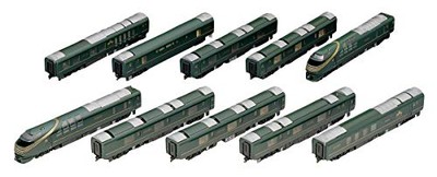 絵画 flk040111 TOMIX N scale Limited 87 TWILIGHT EXPRESS Mizukaze Set 97912 Model