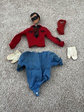 1966 IDEAL CAPTAIN ACTION "Lone Ranger" Costume Set Shirt Head and Extras