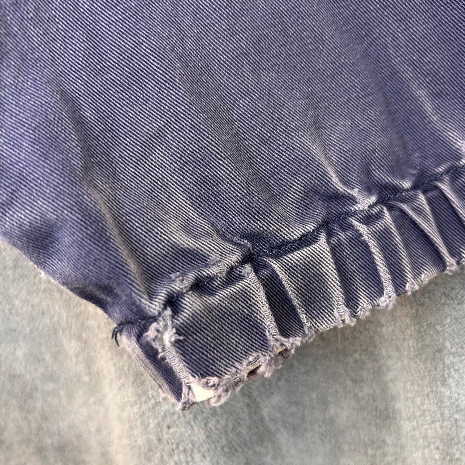 Vintage Polo Ralph Lauren Harrington Jacket Mens M Navy Blue Embroidered Pony