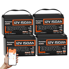 1-4 Pack 12v 150ah Lifepo4 Lithium Battery 110a Bms Group 31 Bluetooth Off-grid 1-4 Pack 12v 150ah Lifepo4 Lithium Battery 110a Bms Group 31 Bluetooth Off-grid