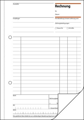 SIGEL Rechnung Formularbuch RE525, 1 St.