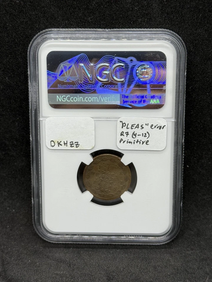 Value Me As You Pleas Spelling Error Patriotic Civil War Token R7 Primitive NGC - Image 4 of 4