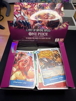 One Piece CCG Op11 Fist Of Devine Speed Bulk . Contains No Srs And Up .
