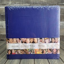 Creative Memories 12 x 12 Album Blue Premier Flex-Hinge w/15 White Pages Sealed