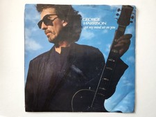 1987 George Harrison Got My Mind Set On You / Lay His Head With Picture Sleeve
