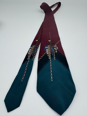 Men's Frank Lloyd Wright Silk Necktie Tie May Basket Liberty Magazine 1925