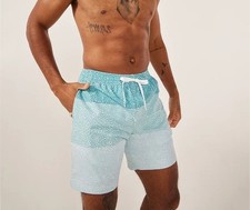 NWT Chubbies The Whale Sharks 5.5" Classic Swim Trunks Medium
