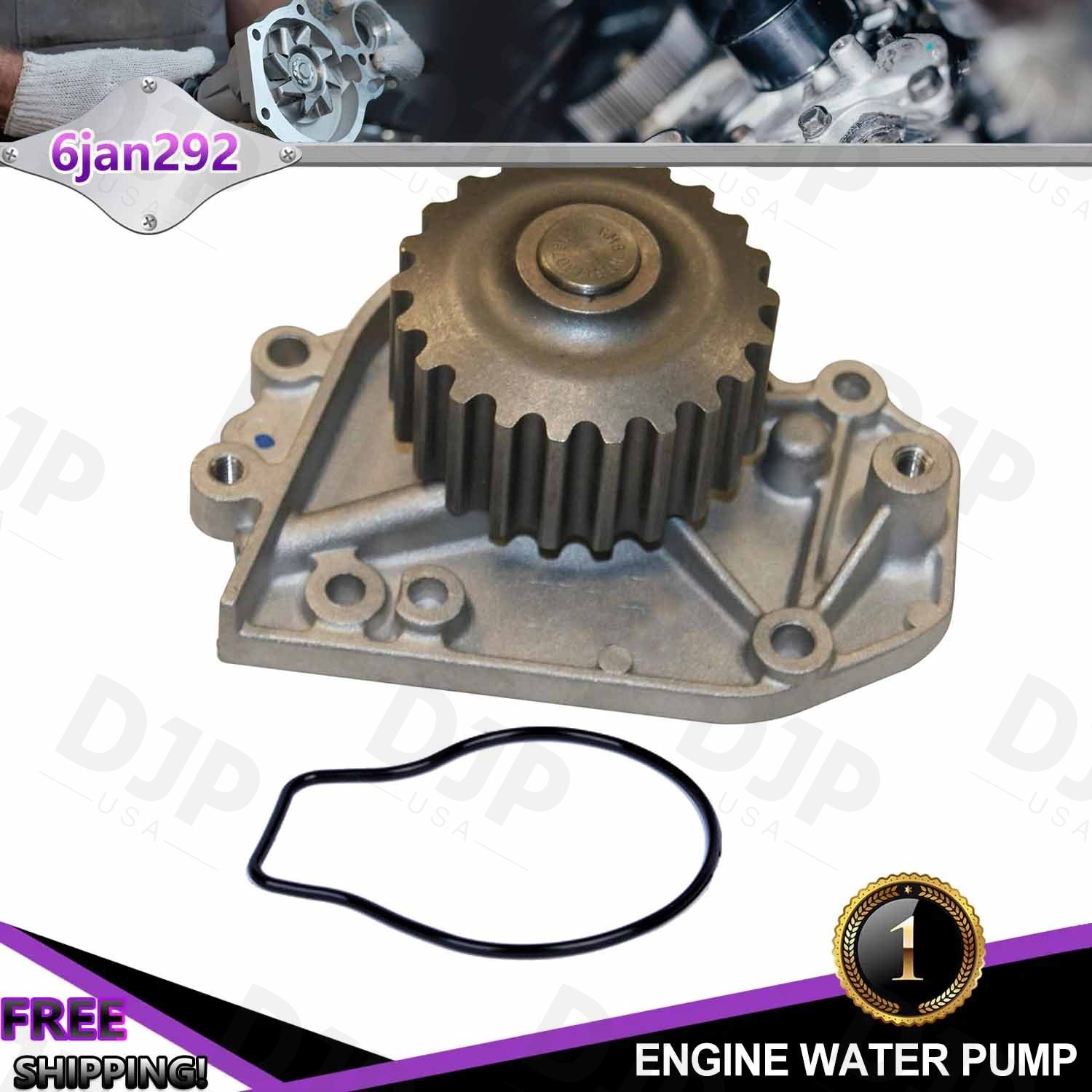 Cooling Water Pump for 96-01 Acura Integra Honda Civic DEL SOL L4 1.6L 1.8L DOHC