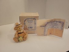 Cherished Teddies MILES 912751 Bear Pilgrim Figurine 1993 Enesco
