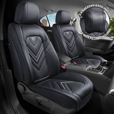 Schonbezüge Sitzbezüge für Seat Leon 4 Bj ab 2020 in Schwarz SL3