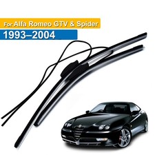 2Pcs Front Windscreen Flat Wiper Blades For Alfa Romeo GTV and Spider 21"+19"