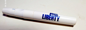 LIBERTY Lancing Device Pen-NEW with 5 settings-ultra fine tri-bevel needle tip