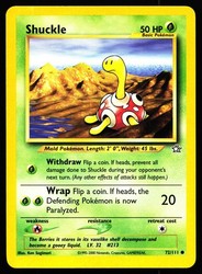 Shuckle 72/111 Common Neo Genesis