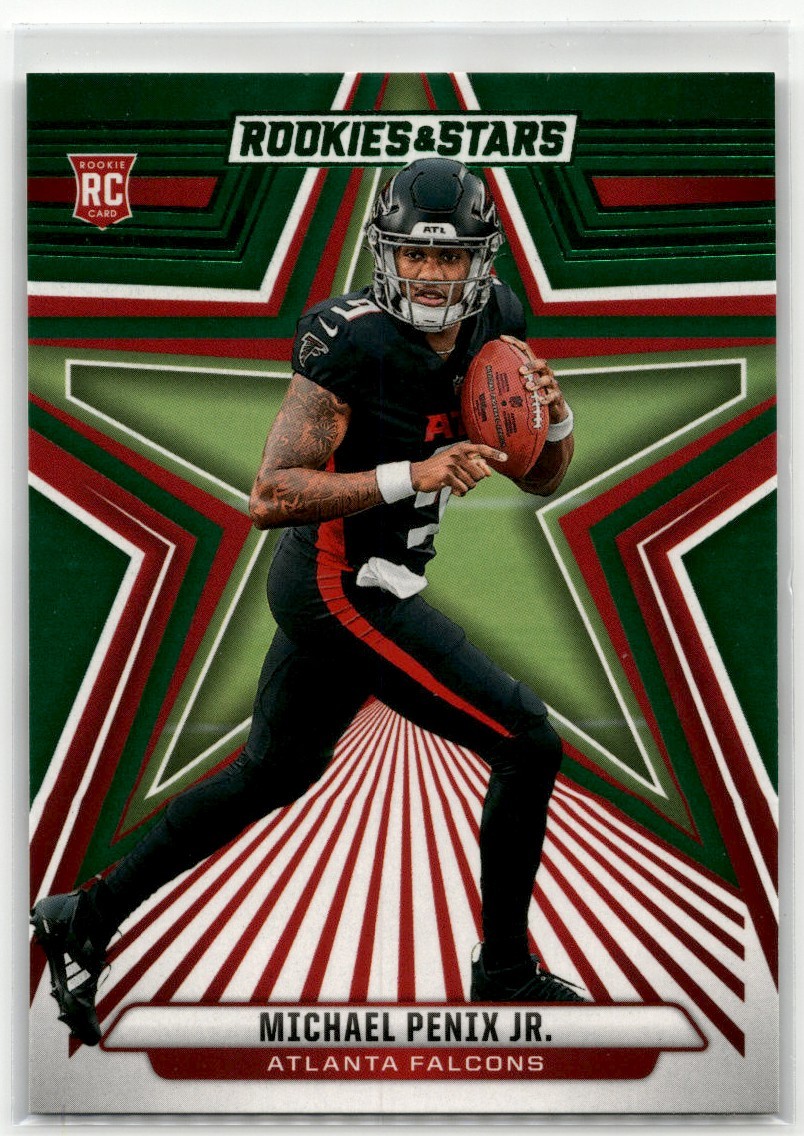 2024 Panini Rookies & Stars Green Michael Penix Jr. #179 RC Card Rookie Atlanta
