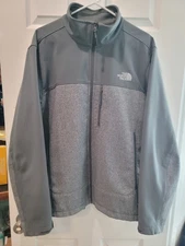 Men’s North Face Apex Bionic Softshell Jacket Dark Grey & Heather Size L 