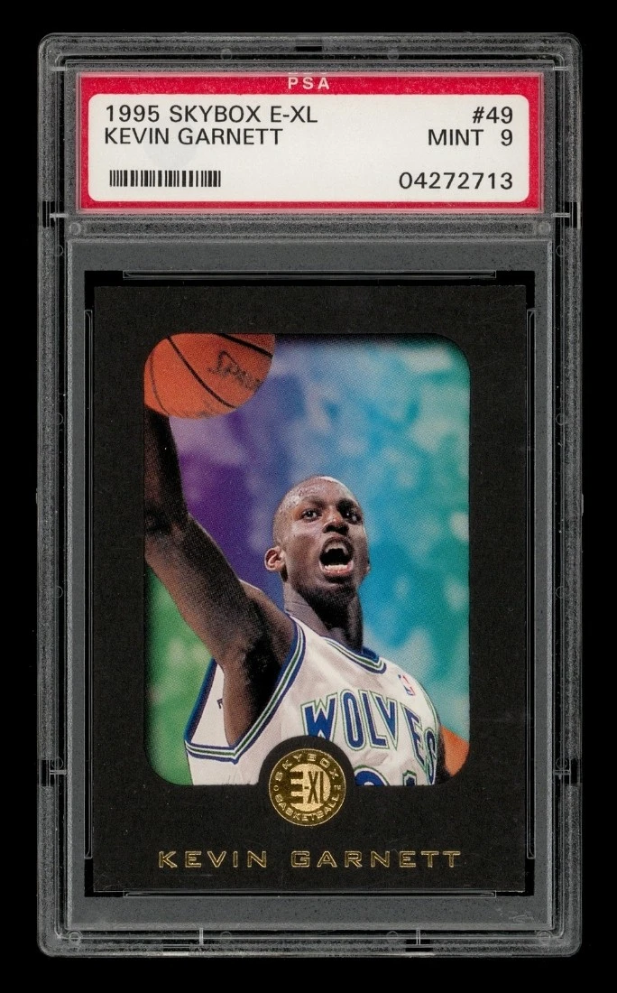 Kevin Garnett Professional Sports Authenticator (PSA) Basketball