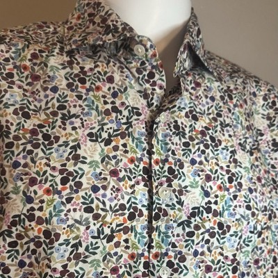 Rodd & Gunn Men's Button-Up Shirt Sports Fit Long Sleeve Size XL Painted Bloom