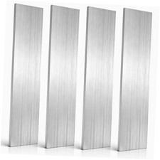 4 Pack Aluminum Flat Bars, 1/4" Thickness x 3" Width x 12" Length Aluminums