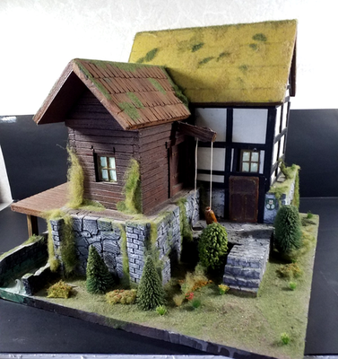 #ad GScale Model Railroad Water Mill Building #70710 WASSERMUHLE KLAGEN GERMANY 19#x27;#x27; $185.00