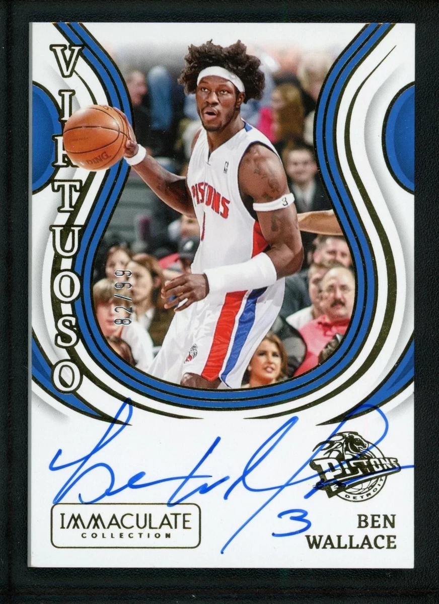 25+ Ben Wallace Basketball Autographed Sports Trading Cards