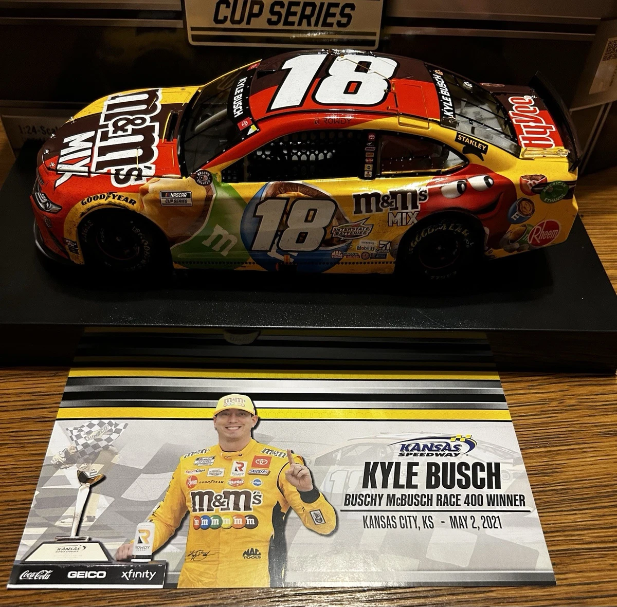 Kyle Busch Diecast NASCAR Racecars 1:24 for sale | eBay