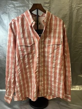 Simms Shirt Mens Large Birch Plaid Big Sky Long Sleeve Fishing UPF50 Protect NWT