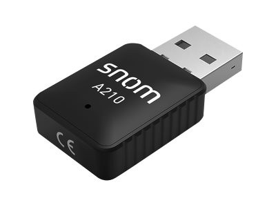 Snom A210 Wireless USB WLAN Wi-Fi 5 (802.11ac) 433 Mbps Black 00004384