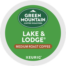 Green Mountain Coffee Lake and Lodge, Keurig K-Cup Pod, Medium Roast, 24 Count
