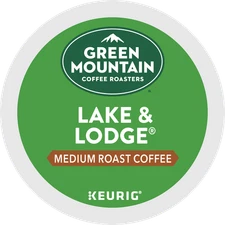 Green Mountain Coffee Lake and Lodge, Keurig K-Cup Pod, Medium Roast, 24 Count