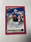 2020 Panini Donruss Football Red Jacob Eason #312