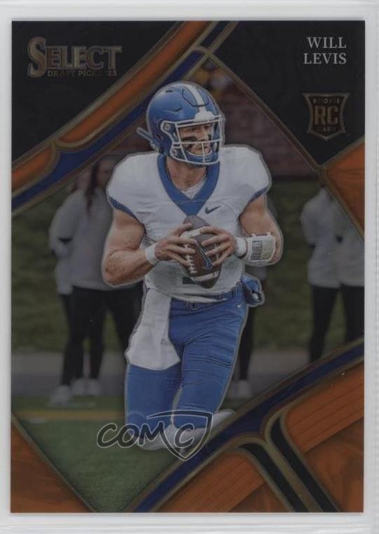 2023 Panini Select Draft Picks Field Level Orange Prizm 27/49 Will Levis 09eq