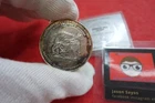 Vintage 1981 Bunker Hill Kellogg & Jackass 1 Troy Oz 999 Fine Silver Round w.COA