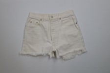 Vintage 90s Banana Republic Safari Womens 27 Cut Off Button Fly Denim Shorts USA