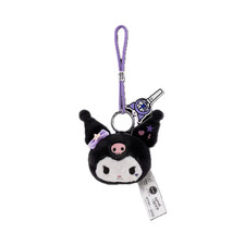YuMe Sanrio Kuromi x Katseye Purple Cute Bag Charm with Lanyard Limited Edition