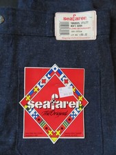Vintage US Navy Denim Flare Jeans 30x32 deadstock Seafarer dungarees