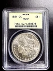 Morgan Silver Dollar 1884 CC … PCGS MS62 …
