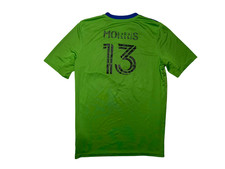 SEATTLE SOUNDERS FC Green Adidas #13 JORDAN MORRIS JERSEY Soccer Fan YOUTH XL