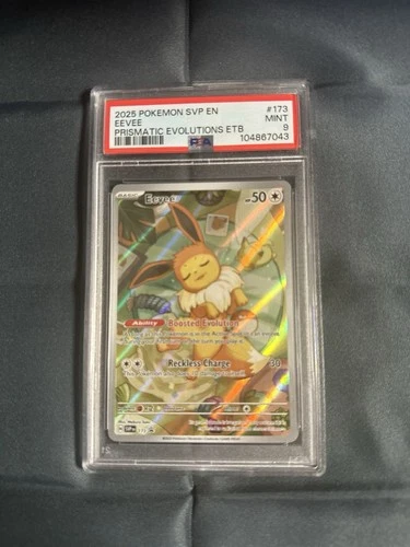 Mint PROMO Eevee 173 Holo PSA 9 Prismatic Special Illustration Rare Card