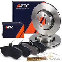 Atec Bremsscheiben BelÜFtet Ø280 + BremsbelÄGe Vorne FÜR Audi 80 Cabrio Coupe