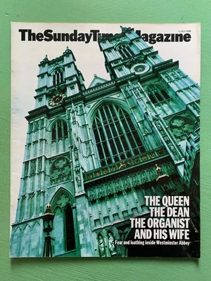 SUNDAY TIMES 5-July-1998 WESTMINSTER ABBEY Natasha Henstridge Michael Schumacher - Image 1 of 2