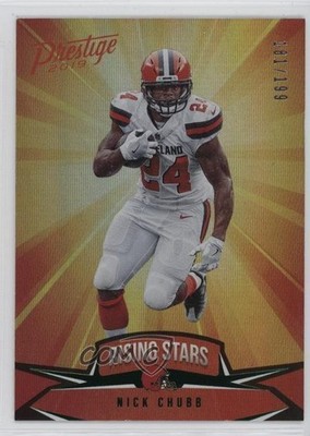 2019 Panini Prestige Rising Stars Xtra Points Green /199 Nick Chubb #RS-NC 7sd